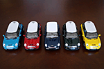 5色のBMWミニ 5色のBMWミニ